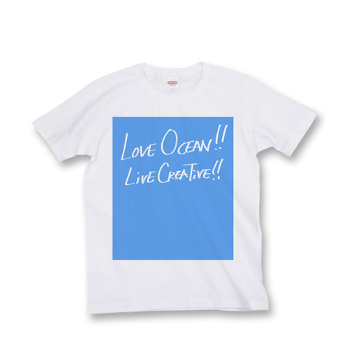 Love Ocean Live Creative White Logo