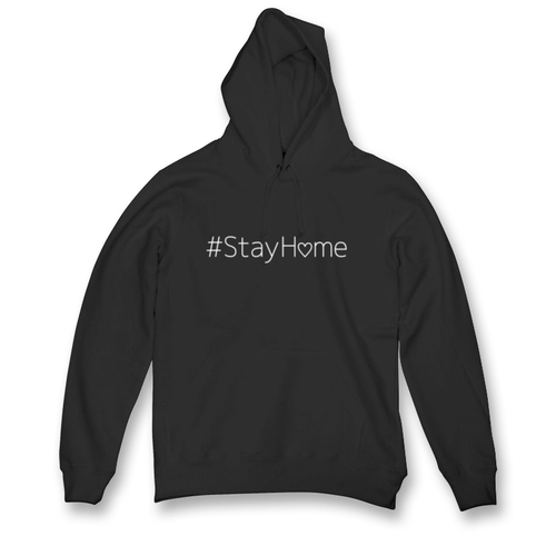 #StayHome heart White Logo