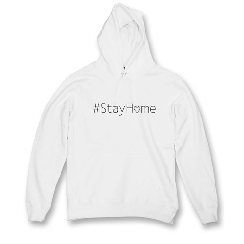 #StayHome heart Black Logo